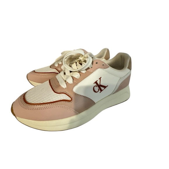 Calvin Klein Jeans Ultra pink cream sneaker Women’s Size:9 never worn - Picture 2 of 7